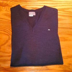 J.Lindeberg XL Dark Gray Sweater Vest